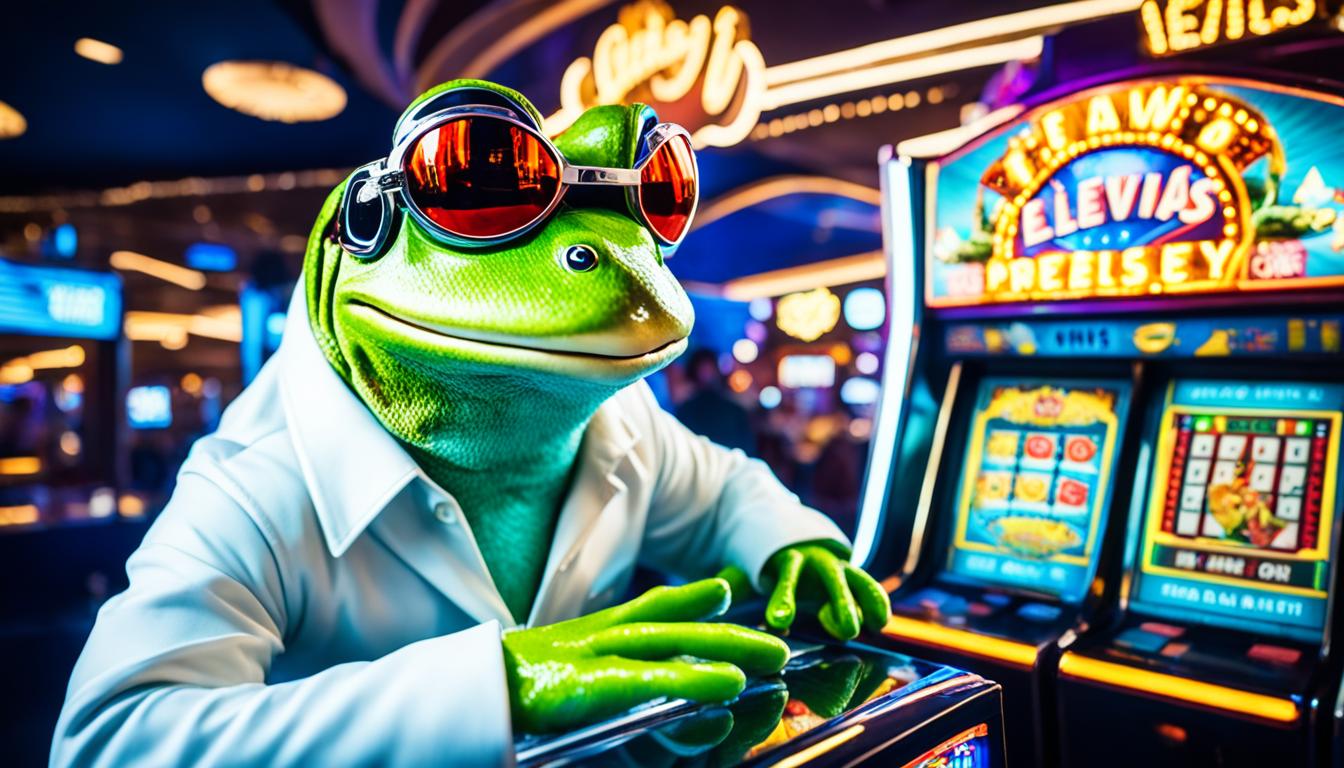 Elvis Frog in Vegas